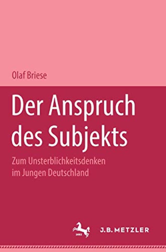 Der Anspruch des Subjekts