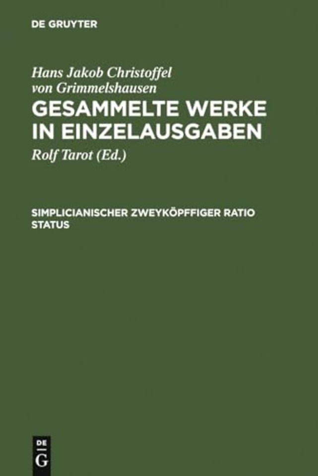 Simplicianischer Zweyköpffiger Ratio Status