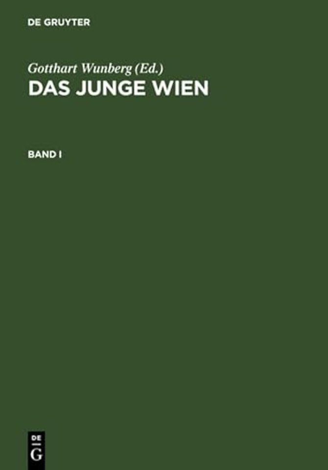 Das junge Wien – Österreichische Literatur– und Kunstkritik 1887 – 1902