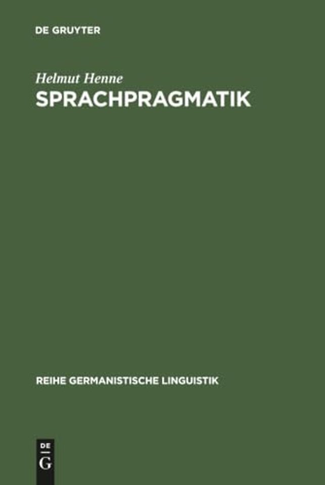 Sprachpragmatik – Nachschrift einer Vorlesung