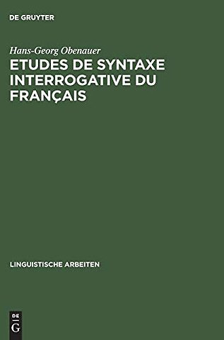 Etudes de syntaxe interrogative du français – Quoi, combien et le complémenteur