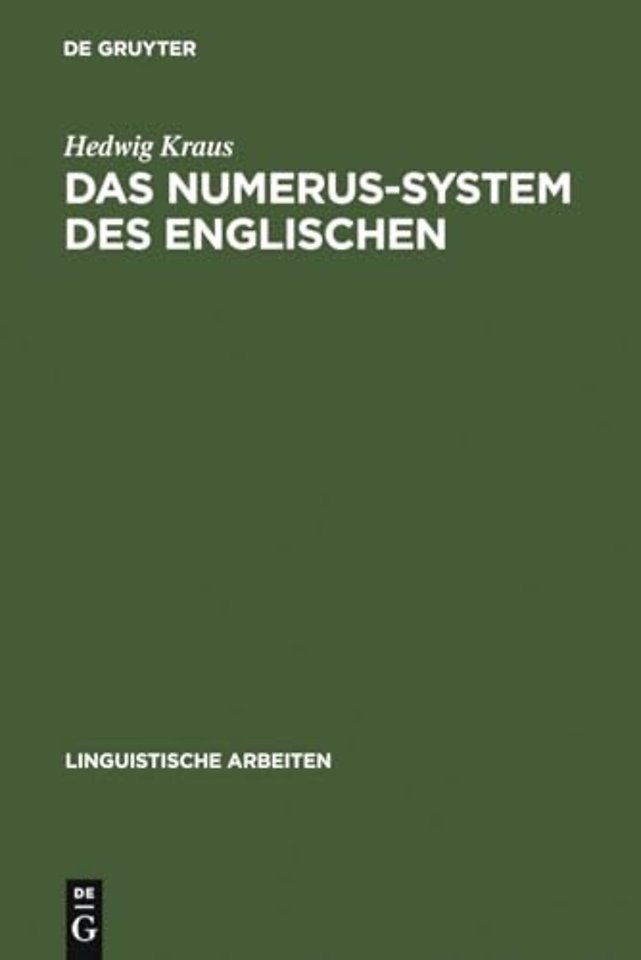 Das Numerus–System des Englischen