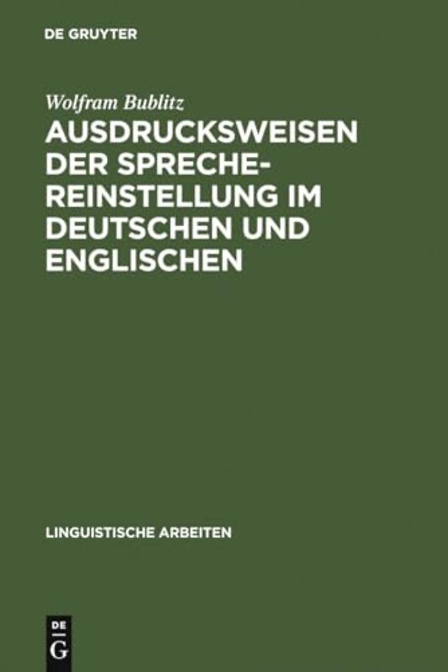 Ausdrucksweisen der Sprechereinstellung im Deuts – Untersuchungen zur Syntax, Semantik und Pragmatik der deutschen Modalpartikeln und Vergewisserungsf