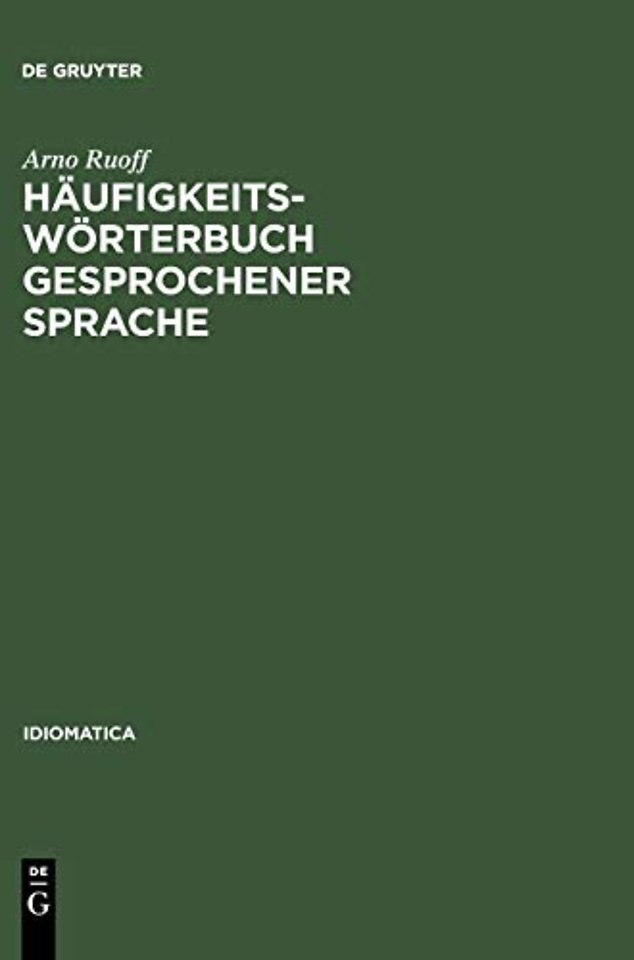 Haufigkeitsworterbuch gesprochener Sprache