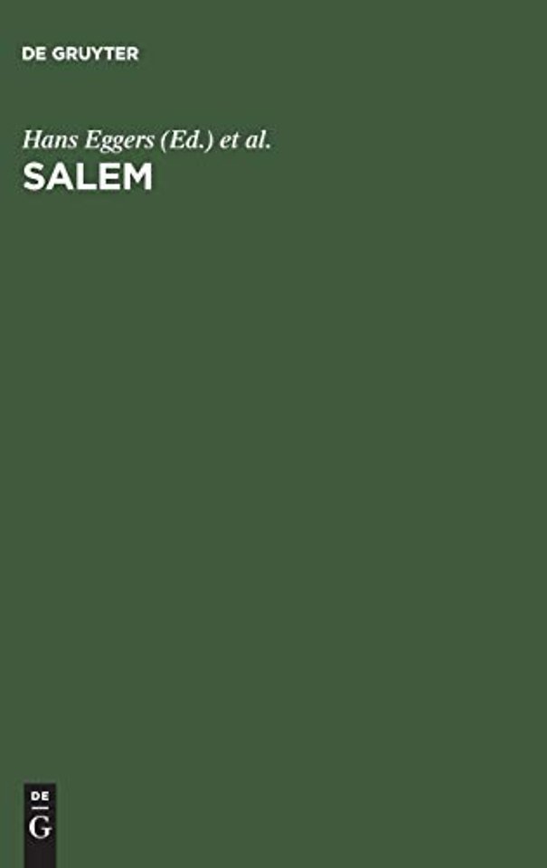 SALEM – Ein Verfahren zur automatischen Lemmatisierung deutscher Texte