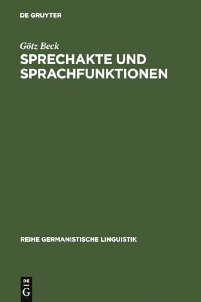 Sprechakte und Sprachfunktionen