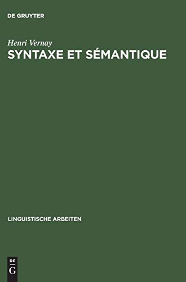 Syntaxe et semantique