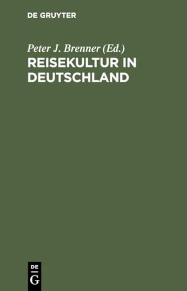 Reisekultur in Deutschland – Von der Weimarer Republik zum >Dritten Reich<