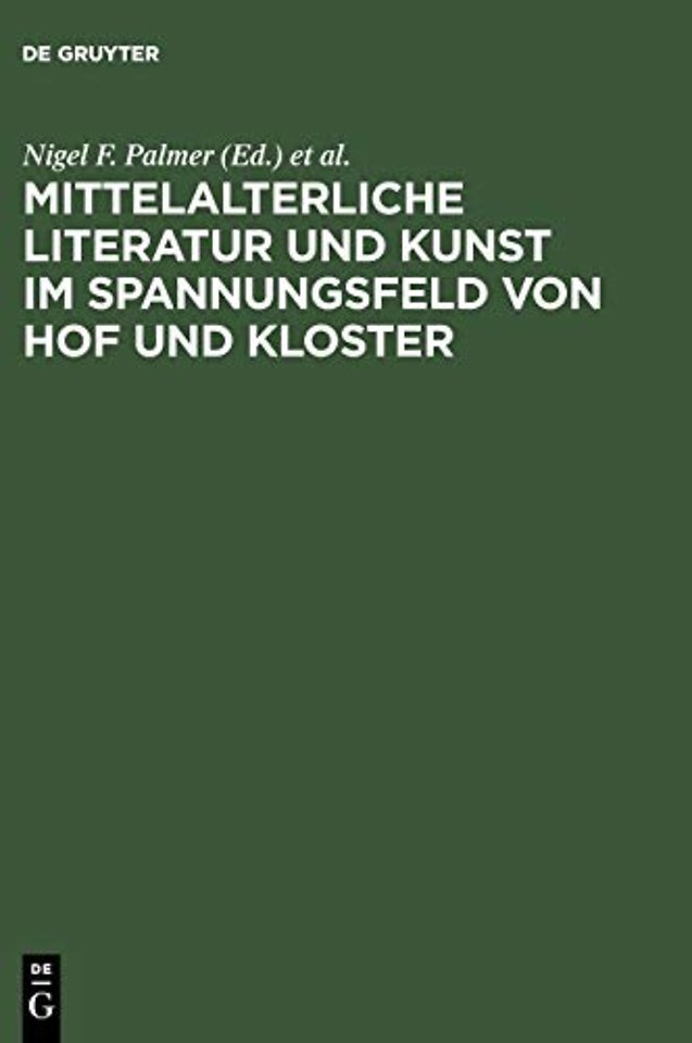Mittelalterliche Literatur und Kunst im Spannung – Ergebnisse der Berliner Tagung, 9.–11. Oktober 1997