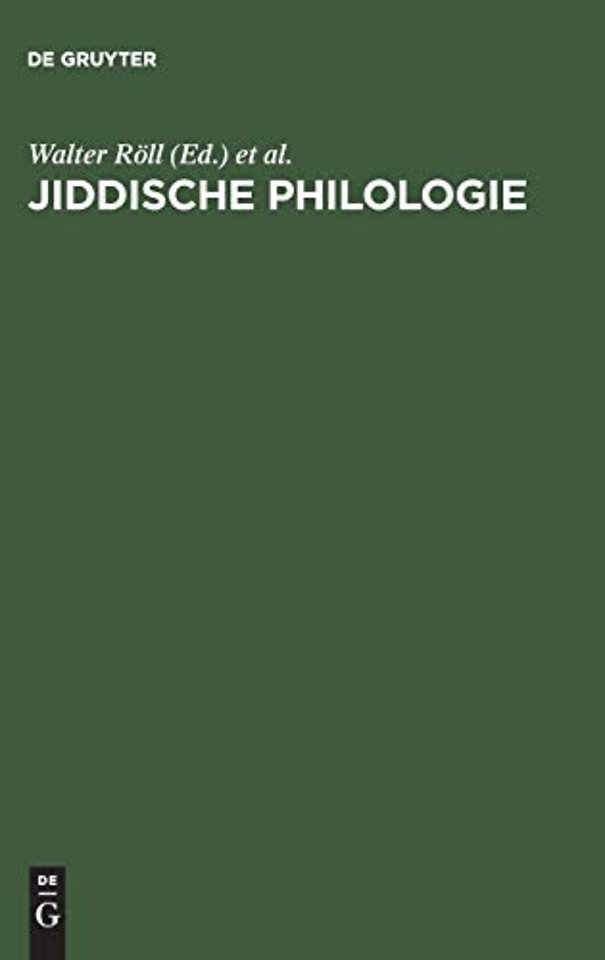 Jiddische Philologie