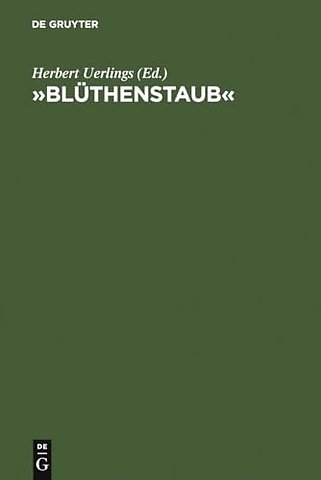 »Blüthenstaub« – Rezeption und Wirkung des Werkes von Novalis