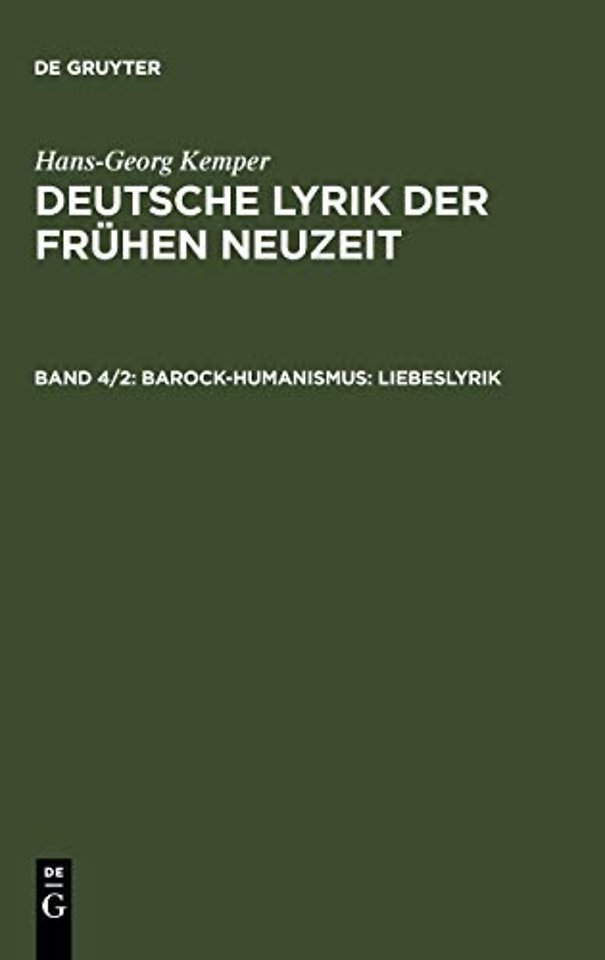 Barock–Humanismus: Liebeslyrik