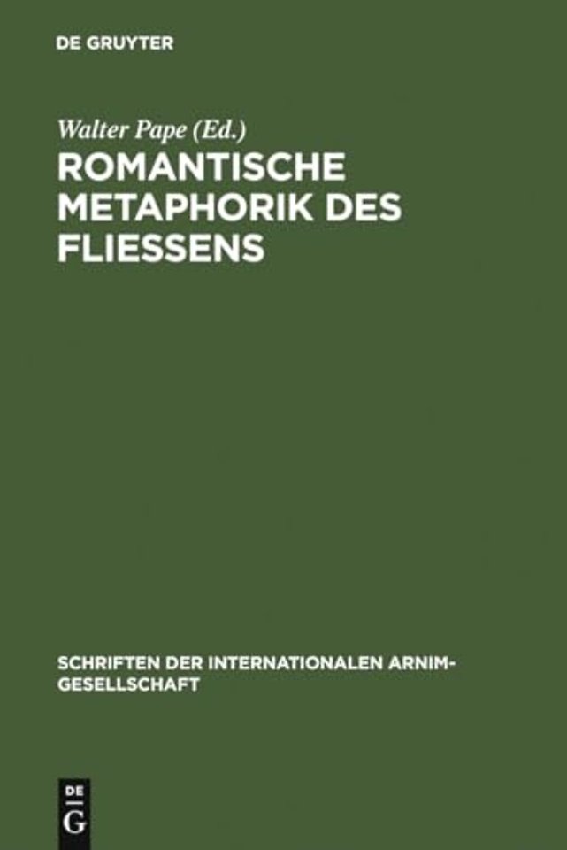Romantische Metaphorik des Flieβens – Körper, Seele, Poesie