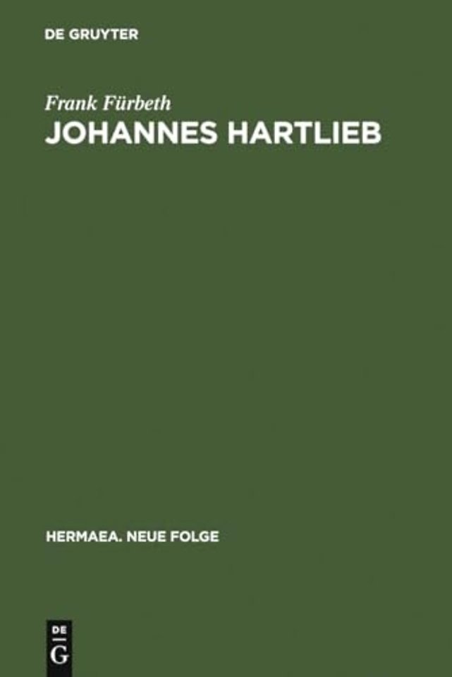 Johannes Hartlieb – Untersuchungen zu Leben und Werk