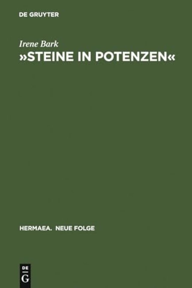 »Steine in Potenzen« – Konstruktive Rezeption der Mineralogie bei Novalis