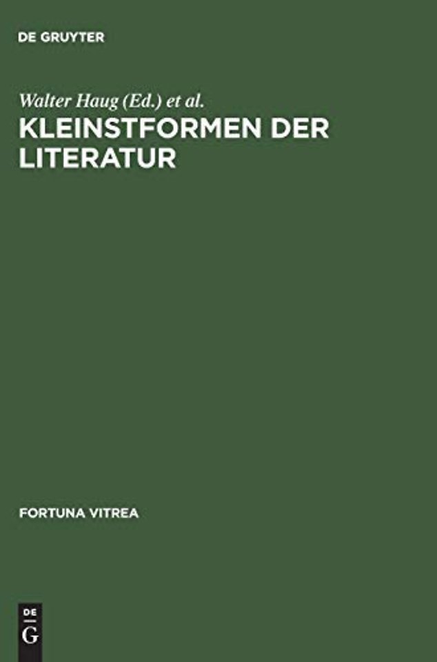 Kleinstformen der Literatur