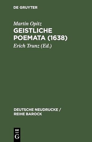 Geistliche Poemata (1638)