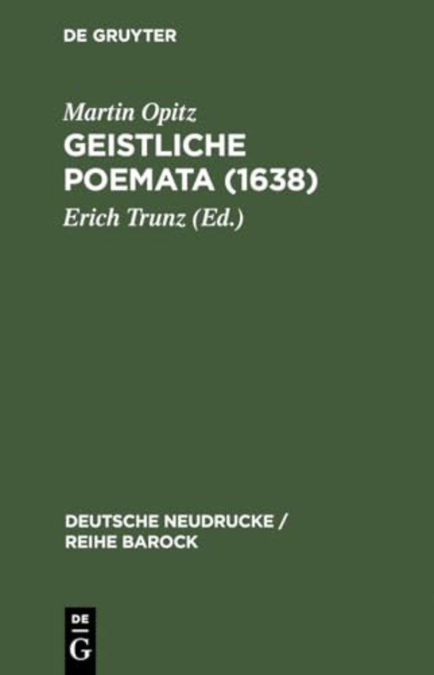 Geistliche Poemata (1638)