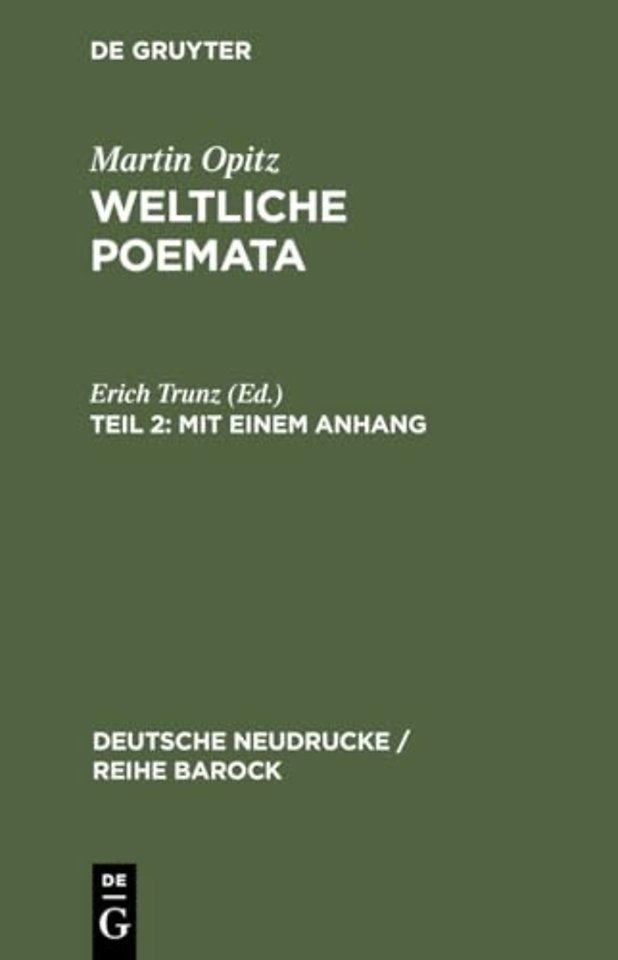 Mit einem Anhang – Florilegium variorum epigrammatum