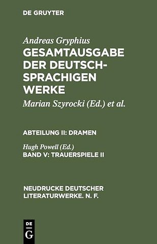 Trauerspiele II