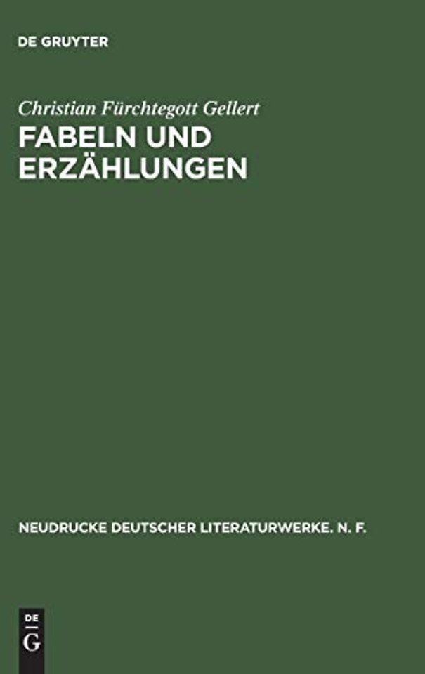 Fabeln und Erzählungen – Historisch–kritische Ausgabe