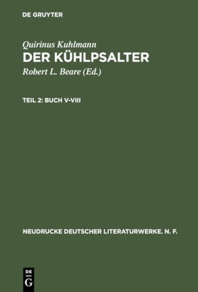 Buch V–VIII – Paralipomena