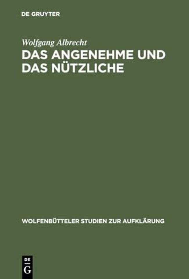 Das Angenehme Und Das Nutzliche