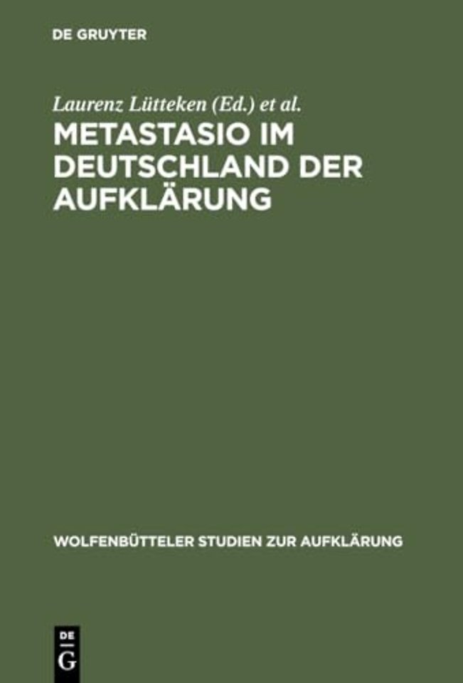 Metastasio im Deutschland der Aufklärung – Bericht über das Symposion Potsdam 2002