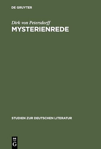 Mysterienrede – Zum Selbstverständis romantischer Intellektueller