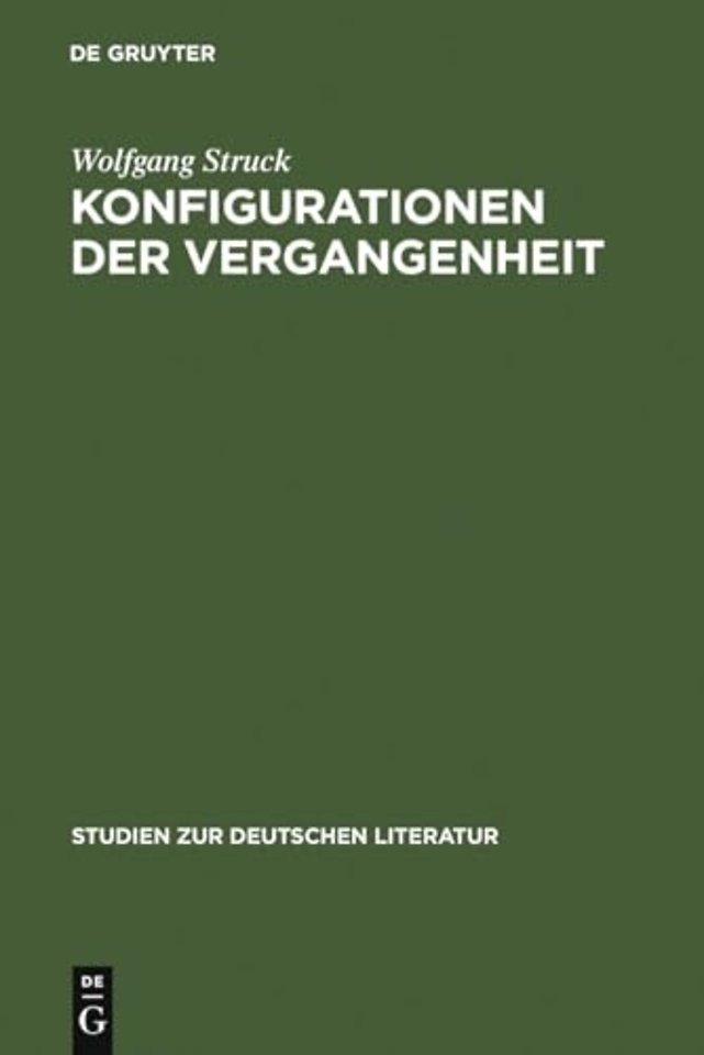 Konfigurationen der Vergangenheit – Deutsche Geschichtsdramen im Zeitalter der Restauration