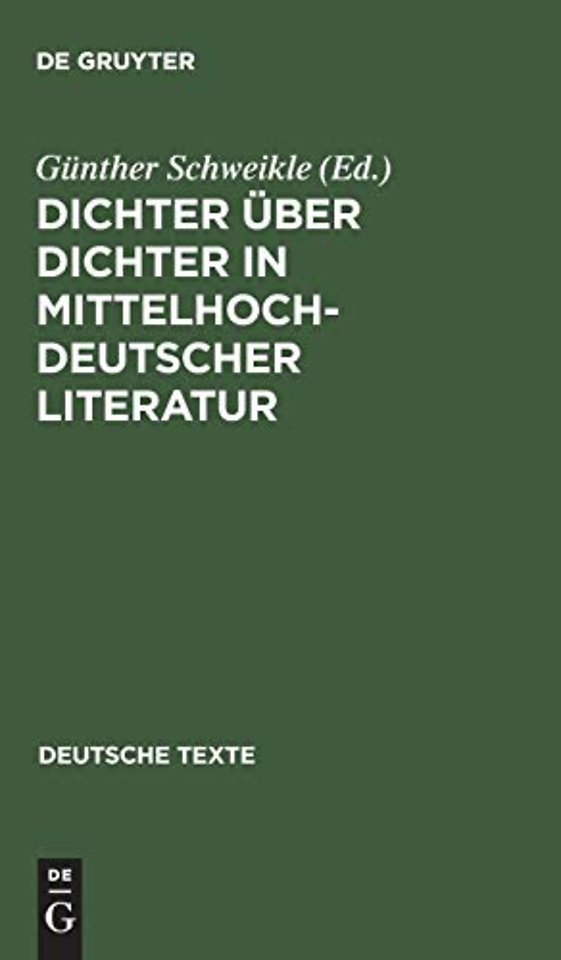 Dichter über Dichter in mittelhochdeutscher Literatur