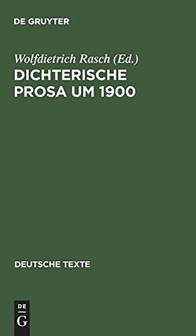 Dichterische Prosa um 1900