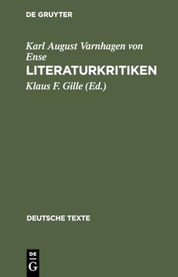 Literaturkritiken – Mit einem Anhang: Aufsätze zum Saint–Simonismus