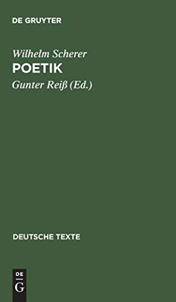 Poetik – Mit einer Einleitung und Materialien zur Rezeptionsanalyse