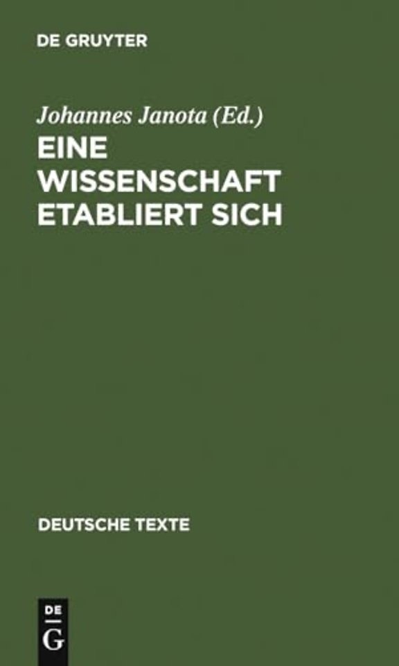 Eine Wissenschaft etabliert sich – 1810–1870
