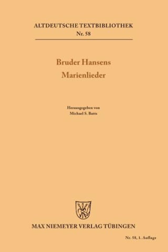 Bruder Hansens Marienlieder