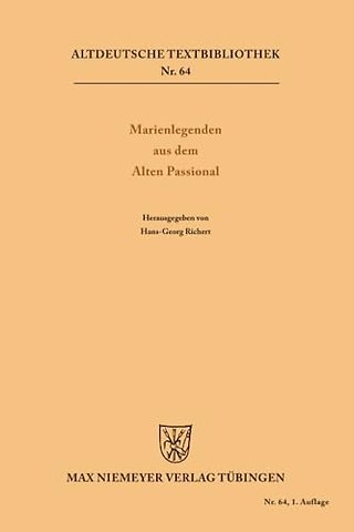 Marienlegenden aus dem Alten Passional