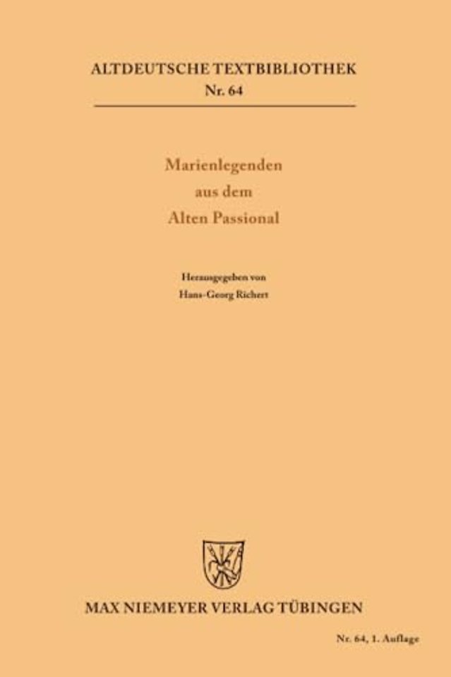 Marienlegenden aus dem Alten Passional