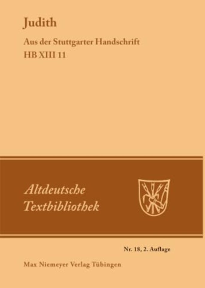 Judith – Aus der Stuttgarter Handschrift HB XIII 11