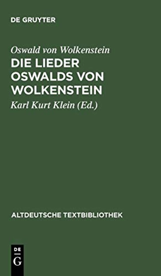 Die Lieder Oswalds von Wolkenstein