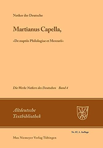 Martianus Capella, »De nuptiis Philologiae et Mercurii«