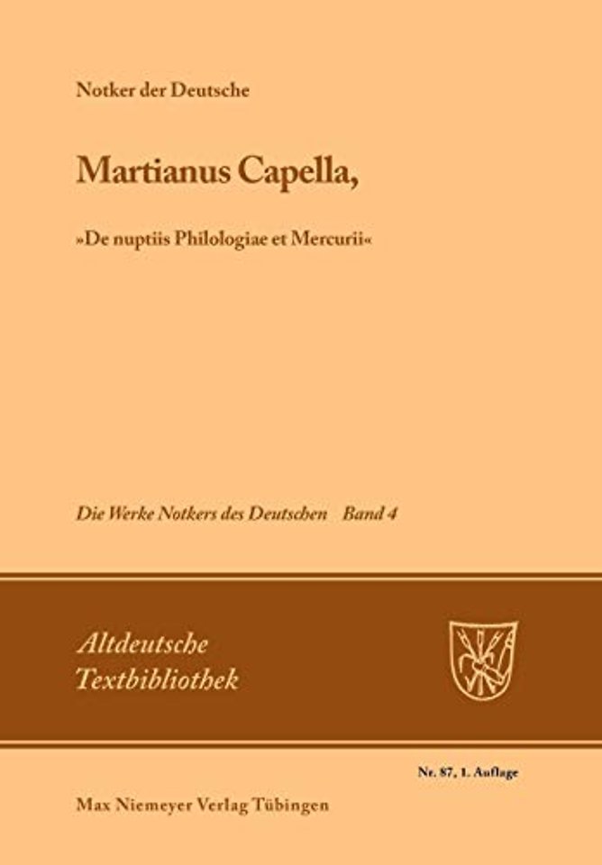 Martianus Capella, »De nuptiis Philologiae et Mercurii«
