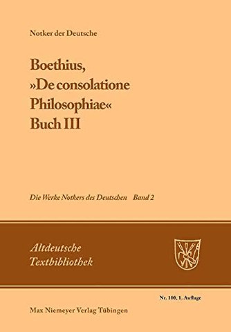 Boethius, »De consolatione Philosophiae« – Buch III