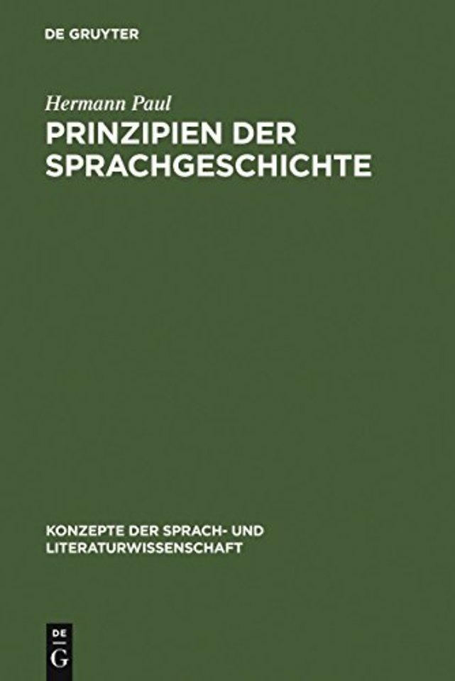 Prinzipien Der Sprachgeschichte