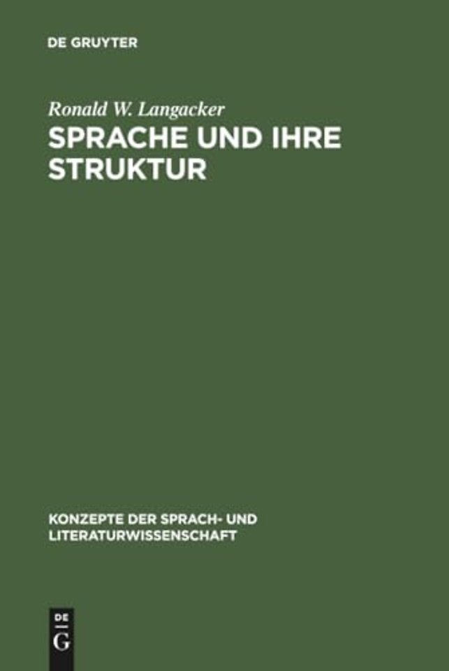 Sprache und ihre Struktur – Grundbegriffe der Linguistik