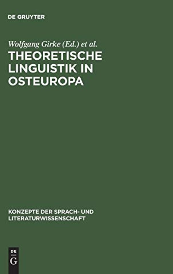 Theoretische Linguistik in Osteuropa