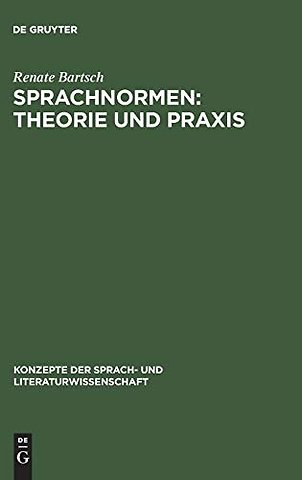 Sprachnormen: Theorie und Praxis – Studienausgabe