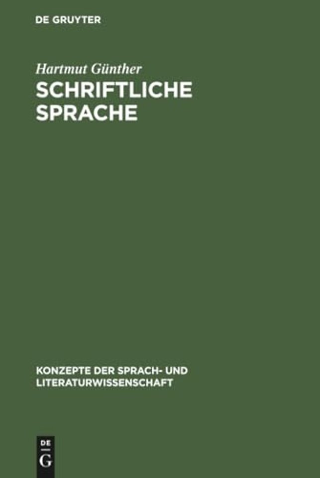 Schriftliche Sprache