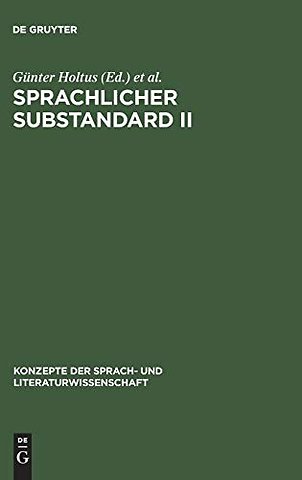 Sprachlicher Substandard II