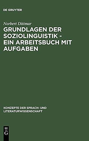 Grundlagen der Soziolinguistik – Ein Arbeitsbuch mit Aufgaben